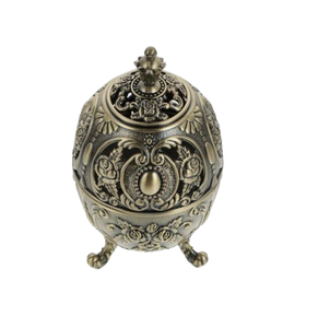 <b>Top</b> <b>Sale</b> Classical Rustic Gold Plated Brass Incense Burner Handmade Design Religious Indian Crafts - Product Image 6