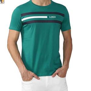 T-shirts imprimés personnalisés Impression de chemises 100% coton T-shirts pour hommes de marque personnalisés - Product Image 1