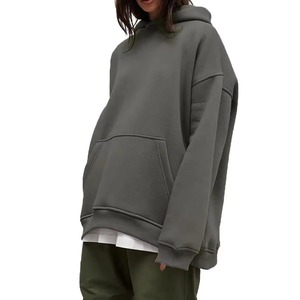 Sudaderas Extra Grandes Casuales de Invierno para Mujer, Lona 100% Algodón, Estampado con Insignia en la Parte Delantera, Talla Grande, Venta al por Mayor - Product Image 6