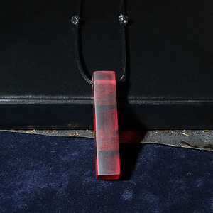 Nouvelle Mode Religieuse Déclaration Résine Bois Pendentif Collier Personnalisable Motif Résine Époxy Inspiré par l'Inde - Product Image 4