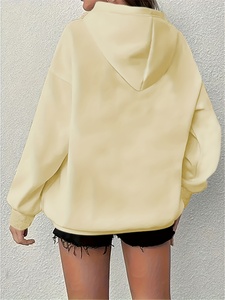 Custom Workout Fitness Mujeres French Terry Fleece Sudadera con capucha de manga larga - Product Image 3