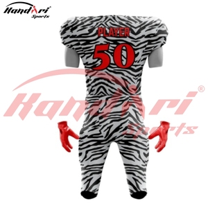 Camisetas de fútbol americano de buena calidad, uniforme de fútbol americano de práctica transpirable de secado rápido personalizado - Product Image 4