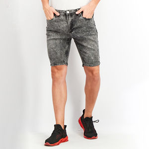 Shorts de Mezclilla para Hombre, Corte Recto Moderno, Cintura Media, Tejido Transpirable, Ecológico, Resistente al Viento, Casual de Verano - Product Image 6