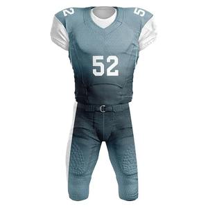 Ensembles d'uniformes de football américain sur mesure de haute qualité vêtements de sport en polyester avec maillot imprimé en coton - Product Image 2