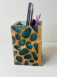 Deluxe Quality Customized Wooden <b>Pen</b> Stand Solid Wood Table Top <b>Pen</b> Organizer Latest Design for <b>Pen</b> Storage - Product Image 2