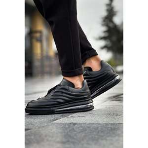 Moda มี CH299รองเท้าผู้ชายสีดำ FST sollievo - Product Image 3