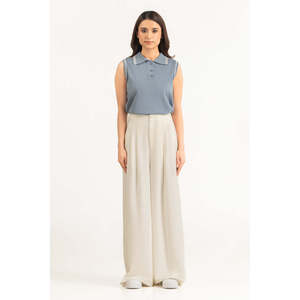 Camiseta Larga de Punto con Spandex Antiarrugas para Mujer, con Bolsillos, Cómoda, Transpirable, OEM/ODM, Marca Privada, Estilo Casual - Product Image 1