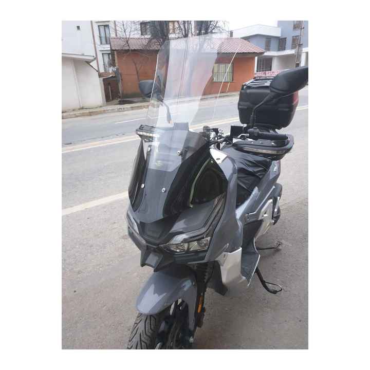 Rks Freccia 150 Front Glass Bottom Black 2022 2024 Model Year 75cm Transparent Color 4mm Long Wide Glass