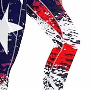 Mode Sublimation impression Push up Leggings femmes décontracté taille haute 100% coton Fitness Leggings fabriqués par robe de sport - Product Image 3