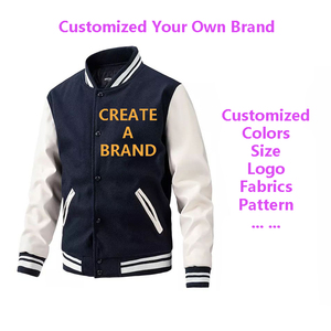 Wholesale <b>Men's</b> and Women's Custom Varsity <b>Bomber</b> <b>Jackets</b> Outdoor Winter Baseball <b>Jackets</b> - Product Image 6