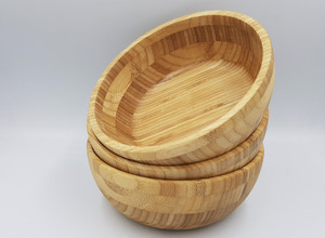 Vente chaude bol en bambou fait à la main écologique en bois rond de haute qualité bol naturel Vietnam - Product Image 2