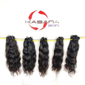 Extensiones de cabello humano de color natural vietnamita fabricado en 100% crudo - Product Image 2