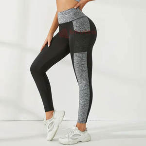 Legging de Fitness pour femmes de haute qualité coupe ajustée respirant séchage rapide sans couture taille haute Style décontracté 100% coton fabriqué au Pakistan - Product Image 5