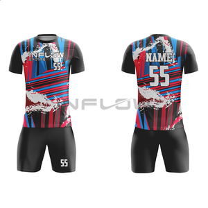 Maillot de football personnalisé à séchage rapide et confortable pour l'entraînement, avec nom et logo personnalisés, style ensemble - Product Image 1