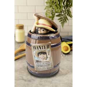 Boîte à biscuits One Piece Wanted Barrel Monkey D. Luffy en forme de cylindre - Product Image 2