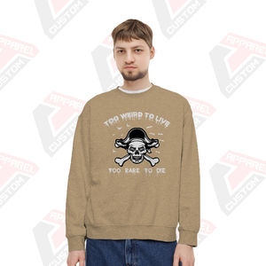 Sweat-shirt d'hiver pour homme ultra doux et personnalisable, en polaire polyester/coton respirant et imperméable, tissu 380g - Product Image 3