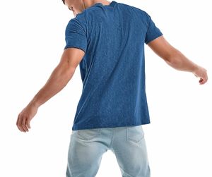 Ropa de calle, camiseta pesada para hombre, camisetas cosidas, 100% algodón, diseño personalizado, camisetas con timbre en blanco, fabricante de Umberto - Product Image 4