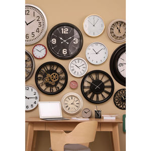 Discover the Timeless Elegance of the 3011 Series Light <b>Blue</b> <b>Wall</b> <b>Clock</b>-a Stylish Addition to Your Home decor - Product Image 2