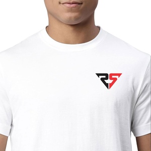 Classic Round Neck Plain <b>Tshirts</b> For Men customized logo design OEM embroidered and printed design t shirts for men's 2023 - Product Image 1