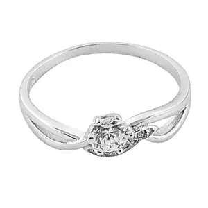 Bague de fiançailles solitaire en platine avec pierres CZ taille radiant et émeraude, plaquée rhodium, style romantique - Product Image 2