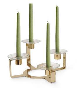 Industrie Tendance Moderne Nouvelles Armes à Feu Logo Personnalisé Bougie en Métal Pilier Votif Simple Design de Luxe Prix de Gros - Product Image 1