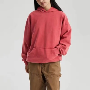 Sweat-shirts unisexes personnalisés en molleton 100% coton 380-500GSM, imprimés en relief et brodés, collection automne, coupe oversize, vente en gros - Product Image 5
