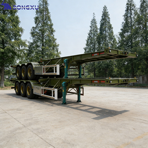 Factory Price 20 Feet 40 Feet Container <strong>Trailer</strong> 2 Axle 3 Axle 40 50 Tons Truck <strong>Trailer</strong> Skeleton <strong>Other</strong> <strong>Trailers</strong> for Sale - Product Image 4