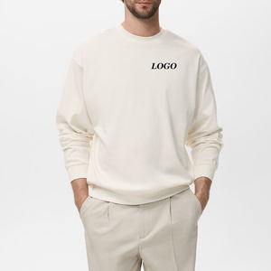 Sudadera de Manga Larga para Hombre con Diseño de Logotipo Personalizado, Ropa Casual de Color Sólido para Compradores al por Mayor, Servicio OEM 2026 - Product Image 1