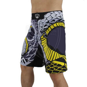 Pantalones cortos MMA cómodos con tela suave y ventilación adicional Pantalones cortos MMA elegantes con diseño impreso - Product Image 6