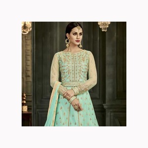 Dupatta/chal de terciopelo bordado dorado para mujer, ropa pesada bordada para fiesta y boda, Dupatta India pakistaní - Product Image 1