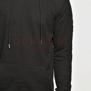 Sweat à capuche zippé pour homme, effet vieilli, couleur et logo personnalisables, respirant, idéal pour l'hiver, prix raisonnable, Pakistan - Product Image 4