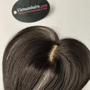 Topper xuất khẩu màu sắc tuyệt vời Việt phần mở rộng Tóc Nguyên Việt Nam mượt thẳng mạnh mẽ 20cm đến 80 cm tóc con người Hà Nội