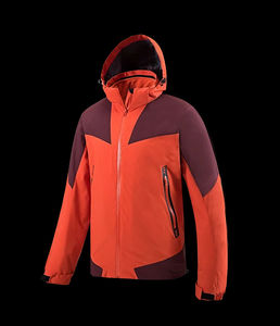 Ventes en gros de vestes softshell fines à capuche bicolores, de haute qualité, dernier design, fermeture éclair, résistantes à l'eau et au vent, grammage élevé 220 GSM - Product Image 5