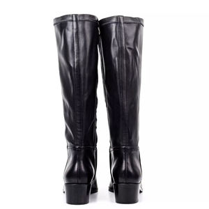 Bottes d'équitation en cuir de qualité supérieure de conception tendance supérieure Bottes d'équitation en cuir de fabricant professionnel - Product Image 4