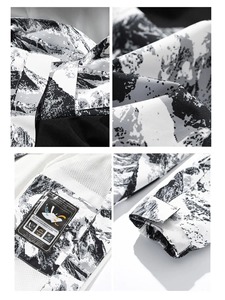 Abrigo de invierno informal para hombre, chaqueta ligera con capucha, resistente al viento, impermeable, multifuncional para actividades al aire libre, senderismo - Product Image 6