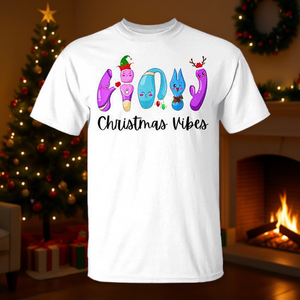 Maglietta Natalizia Audace con Vibrazioni Natalizie Frivole, Humor per Adulti per Campagne Promozionali - Product Image 2