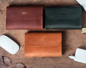 Estuche Organizador de Cables de Cuero Duradero de Lujo con Diseño Impermeable y Resistente a los Golpes para Uso Diario, Viajes de Negocios, Regalo LCO-0003 - Product Image 3