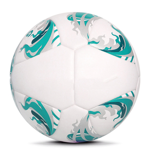 Ballon de football de service OEM vente à chaud matériau en cuir prix bon marché meilleur design tendance de qualité supérieure conception personnalisée ballon de football - Product Image 1