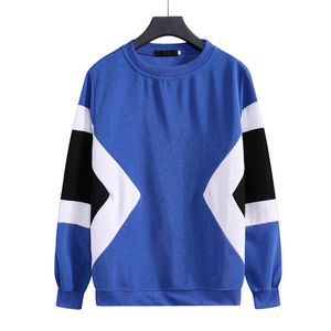 OEM Wholesale Custom logo Crew Neck Oversized Loose Men's 100% Cotton Custom logo Blank <b>Thick</b> <b>Fleece</b> Sweatshirt - Product Image 4