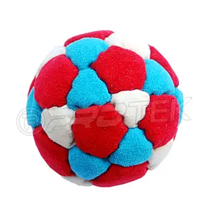 Soft Synthetic Suede kids Playing Hacky Sacks colorful bean bag hacky sack footbag ball