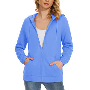 2025 sweats à capuche tricotés imprimés pour femme sweats à capuche surdimensionnés à manches longues polaire décontracté graphique fermeture éclair sweats à capuche - Product Image 1