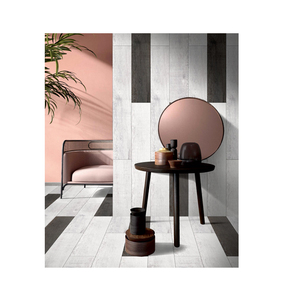 Azulejos de porcelana de cerámica con acabado mate de grano de madera de diseño moderno Azulejos interiores de moda para tamaños de apartamentos de Hotel de casa - Product Image 6