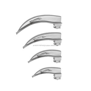 Nouveauté : Kit de laryngoscope à fibre optique en acier inoxydable Macintosh, à usage unique, 4 lames, certifié CE ISO, disponible en OEM - Product Image 5