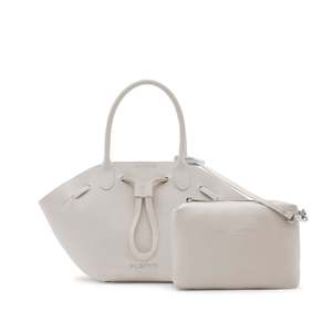 Sac à main souple mini Valentino en blanc cassé - Product Image 1