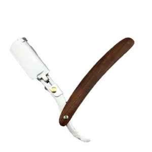 Zachary Industries มีดโกนแบบใช้แล้วทิ้งมีด้ามจับไม้มีดโกนหนวดใบเดี่ยวสำหรับใช้ใต้วงแขน - Product Image 2