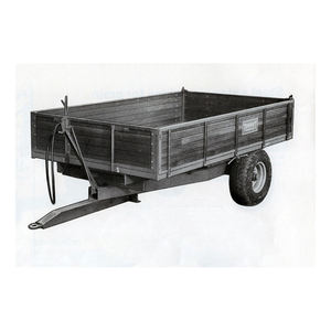 Agricultural Tractor Hydraulic Tipping <b>Trailer</b> 20 Ton <b>Farm</b> Dump <b>Trailer</b> Tractor Tipping <b>Trailers</b> - Product Image 1