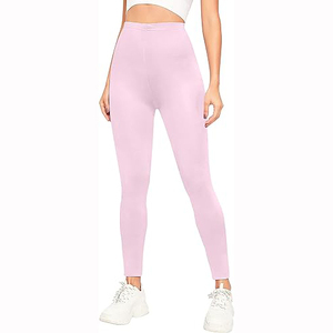 Leggings Deportivos de Cintura Alta para Mujer, Transpirables, de Secado Rápido, Diseño Sin Marcas, Efecto Push-Up, Pantalones de Yoga con Patrón Sólido para Gimnasio y Running - Product Image 1