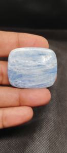 Cabujón de Cristal de Cianita Azul Suelta de la Mejor Calidad, Piedra Preciosa Natural para la Fabricación de Joyas, Colgantes y Collares, Tamaños Variados - Product Image 5