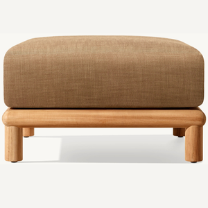 Hot <b>sale</b> eco-friendly <b>teak</b> <b>wood</b> ottoman sofa with a unique simple modern style and durable <b>for</b> the living room - Product Image 1