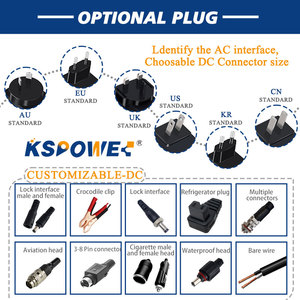 Ac Dc 7.5V 8.4V 9V 13.5V 14.5V 15V 16V 18V 19V 21V 500ma 1300ma 2000ma 3000ma 4000ma Wall Mount Power Bộ Chuyển Đổi Đầu Ra 12V 2500ma - Product Image 2